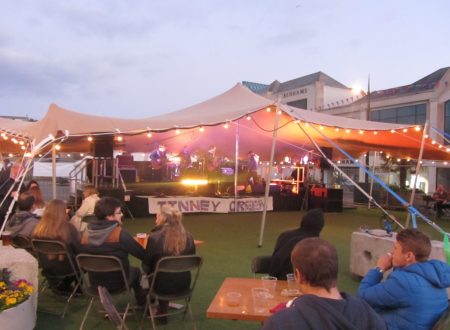 10 x 15m stretch tent to hire in Cornwall