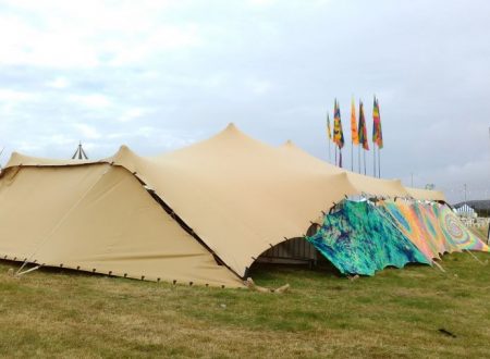 10 x 15m stretch tent to hire in Cornwall